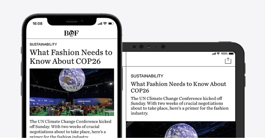 Full access to the BoF Professional iPhone app