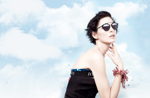 The 'So Real' sunglasses in Dior's Spring/Summer 2014 campaign |
