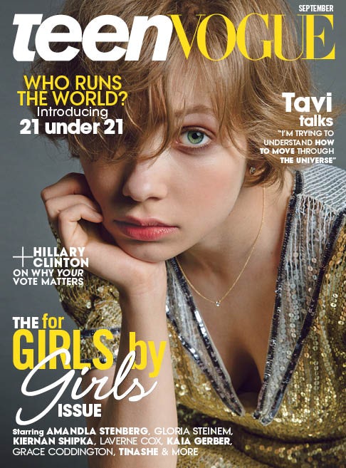 Tavi Gevinson on Teen Vogue's September issue |